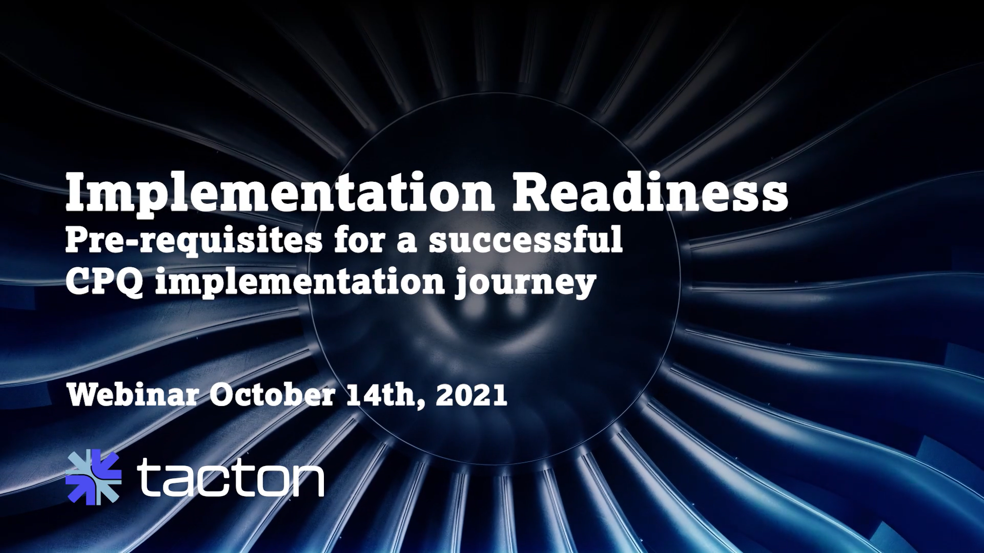 CPQ Implementation Readiness