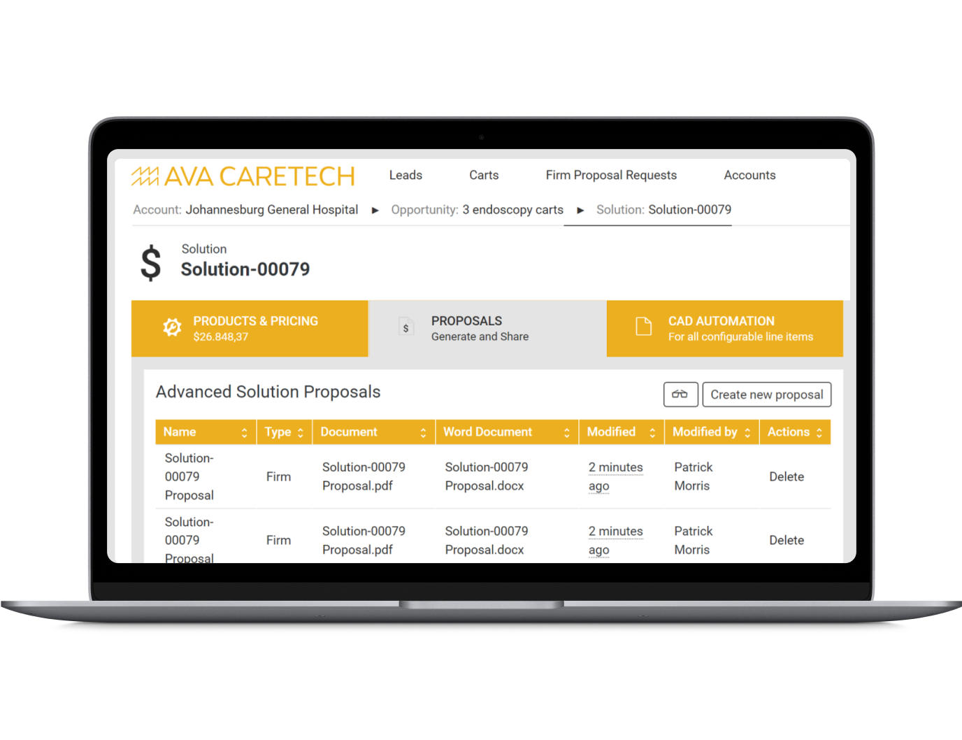 Build trust with medical procurement teams